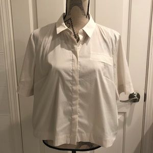 Kit and Ace Stretch Cropped Blouse